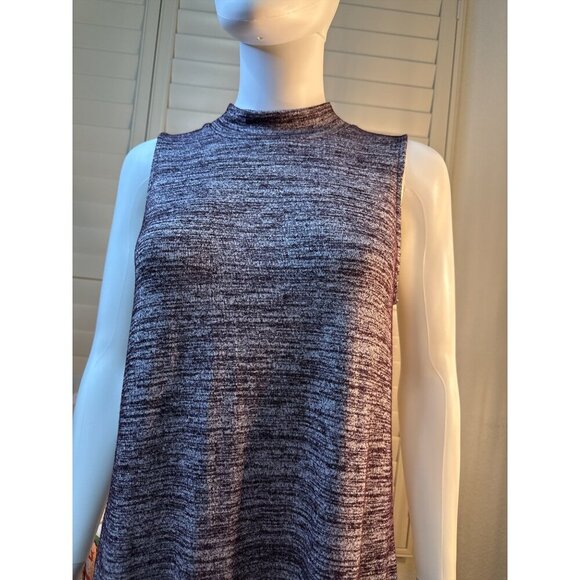 Market & Spruce Heathered Sleeveless A-Line Dress In Burgundy Size M NWT - Picture 3 of 7